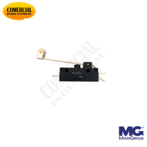 Microinterruptor de Accion Rápida MG 2604 con Vástago Largo y Rodillo